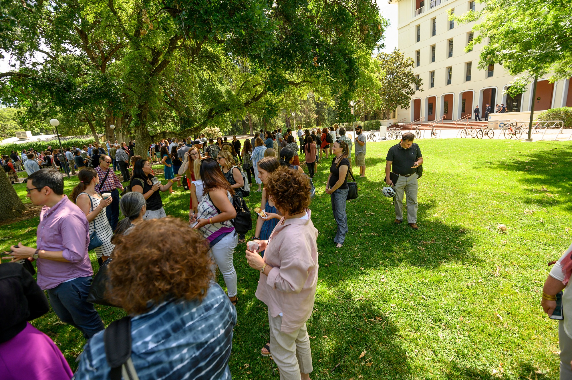 fire drill at Mrak Hall in 2019