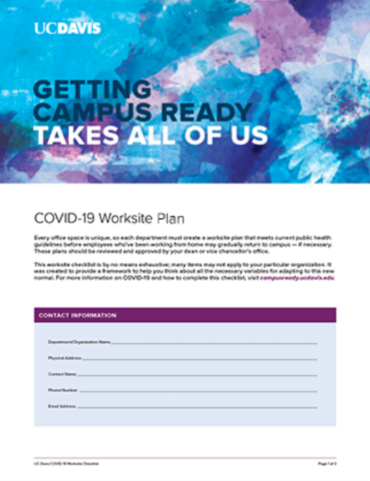 Covid-19 Checklist