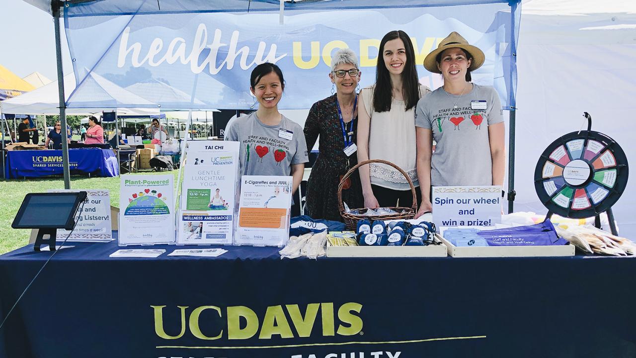 staff and faculty health and well-being at the thank goodness for staff event uc davis