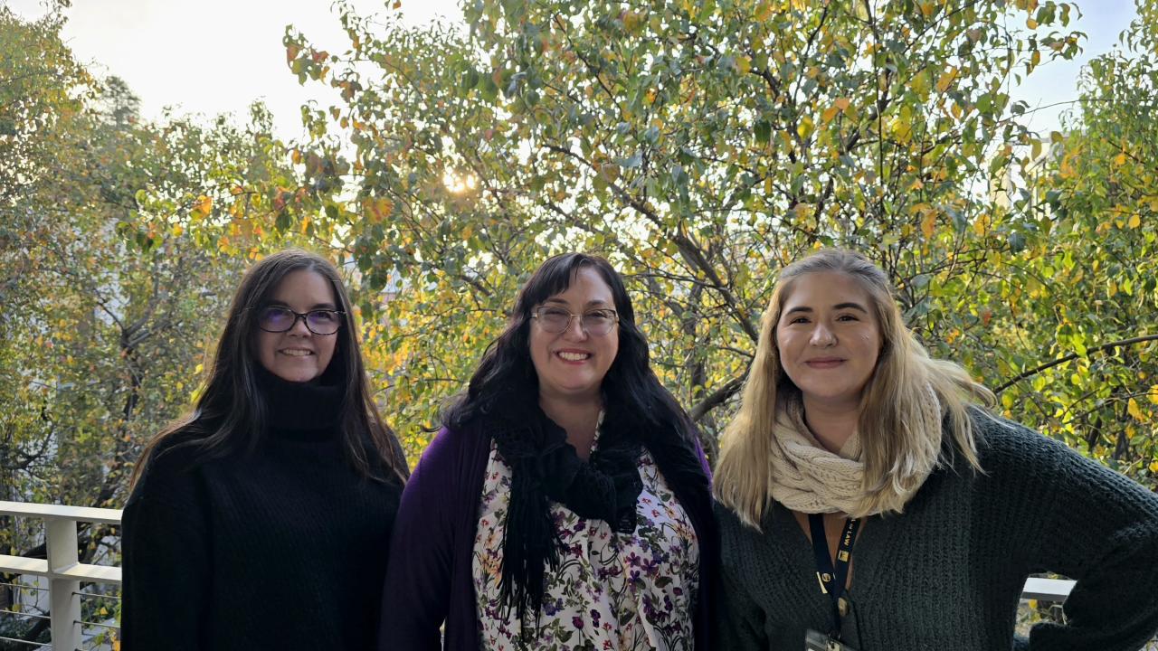 lisa, kim, and hannah smile brightly