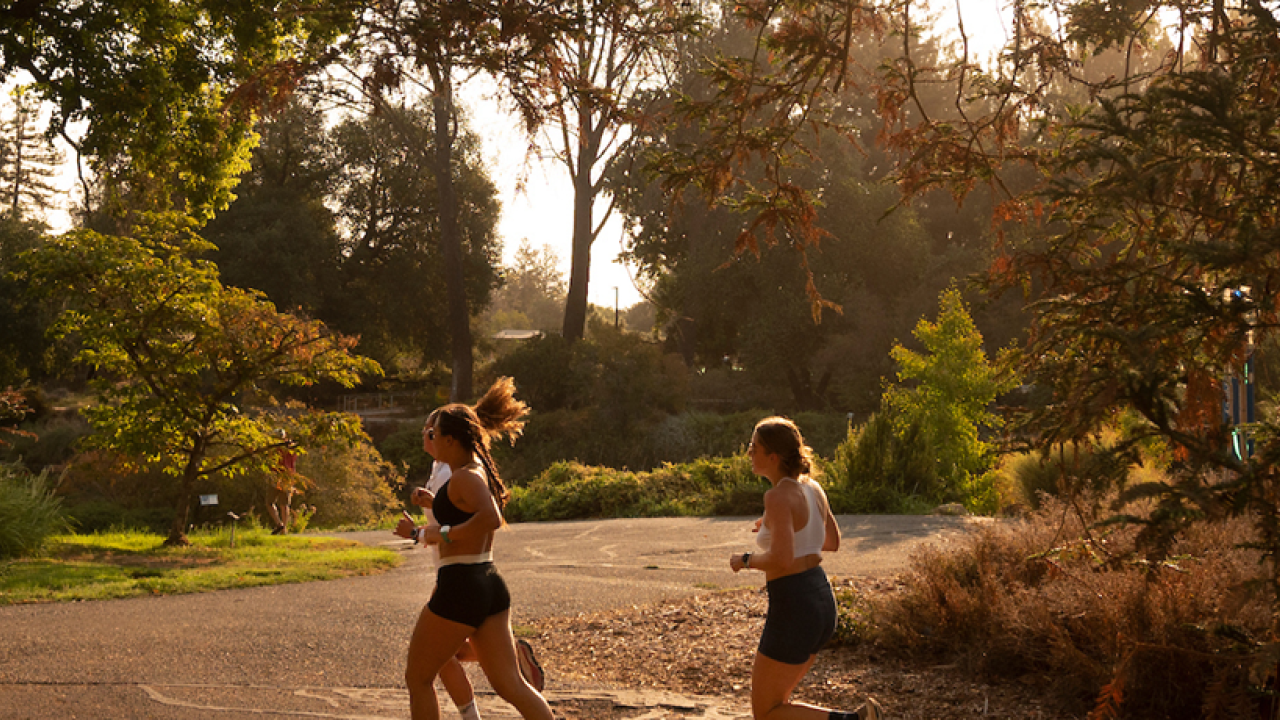 People running