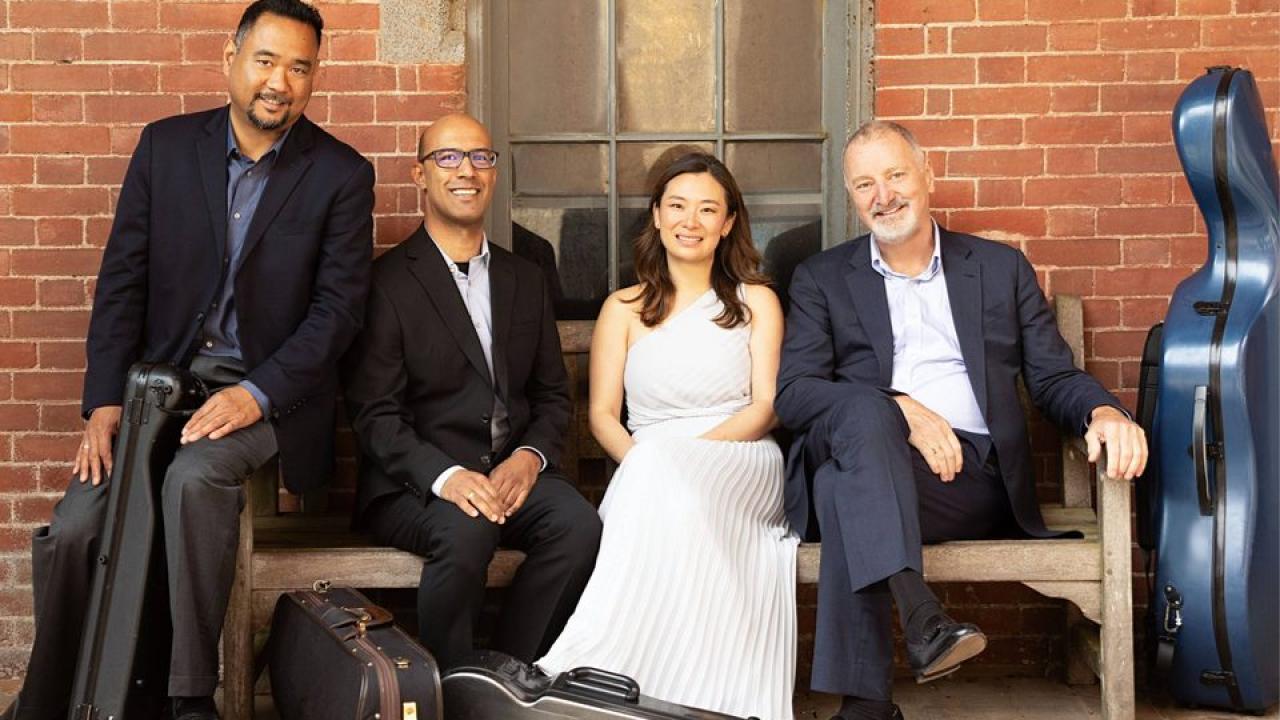 Alexander String Quartet musicians