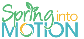 Spring into motion logo