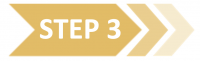 yellow arrow that says step three 