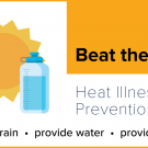 take steps to prevent heat illness